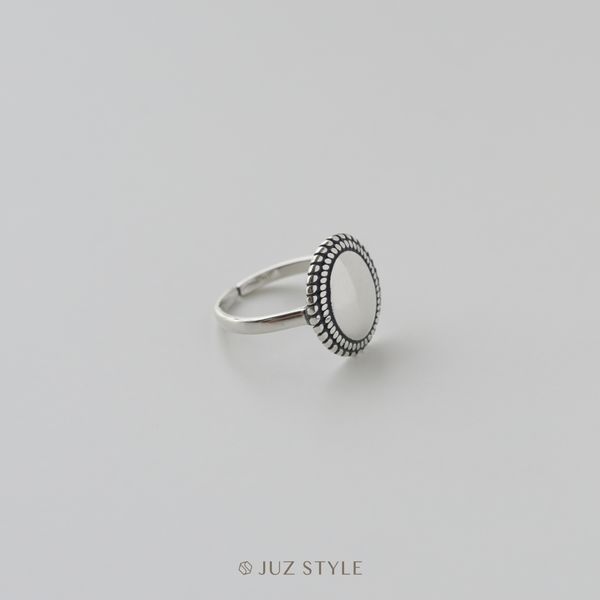  Nhẫn bạc Vintage Oval 