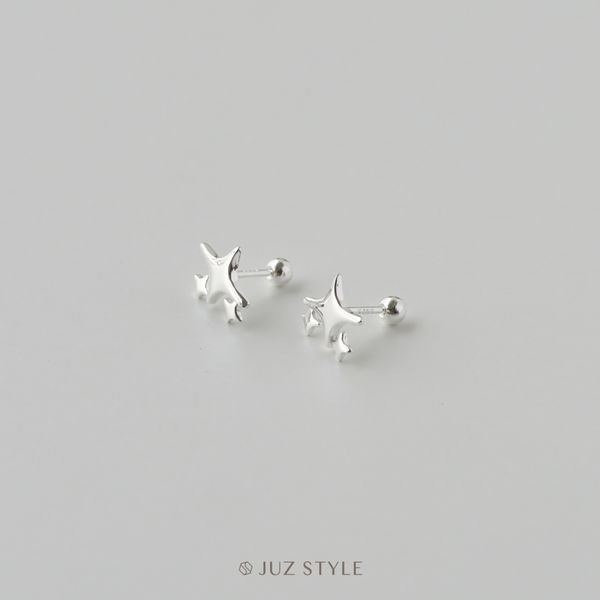  Bông tai bạc Twinkle ballstuds 