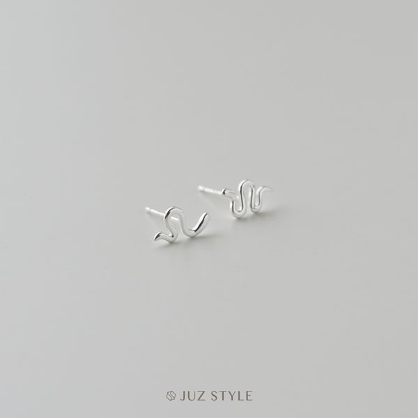  Bông tai bạc Snakes 