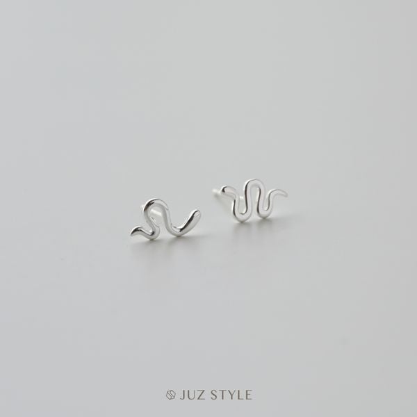  Bông tai bạc Snakes 