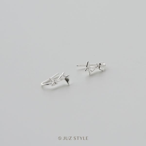  Bông tai bạc Butterflies drop 