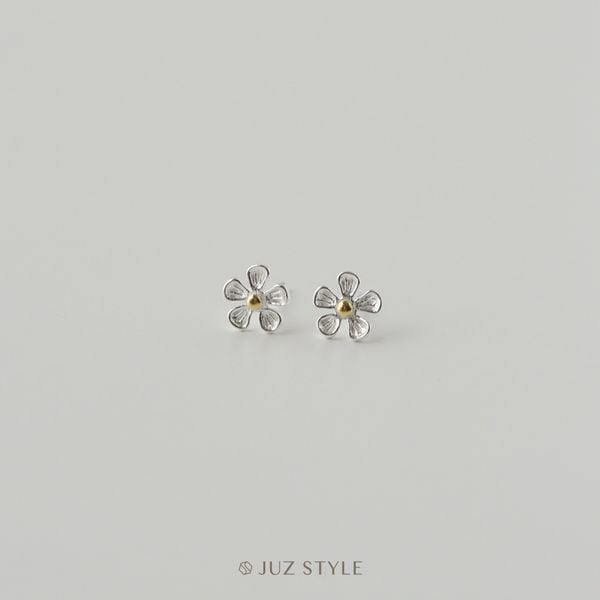  Bông tai bạc Flower 