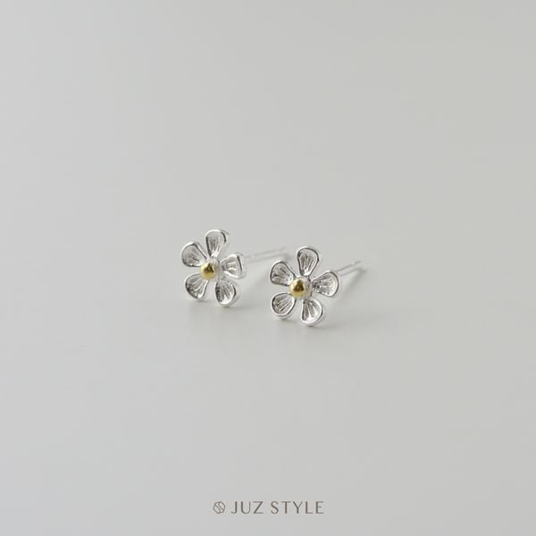  Bông tai bạc Flower 