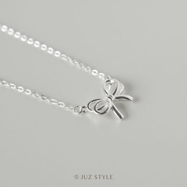  Dây chuyền bạc Ribbon 