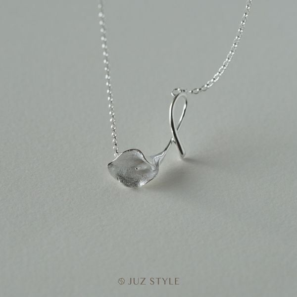  Dây chuyền bạc Calla lily 