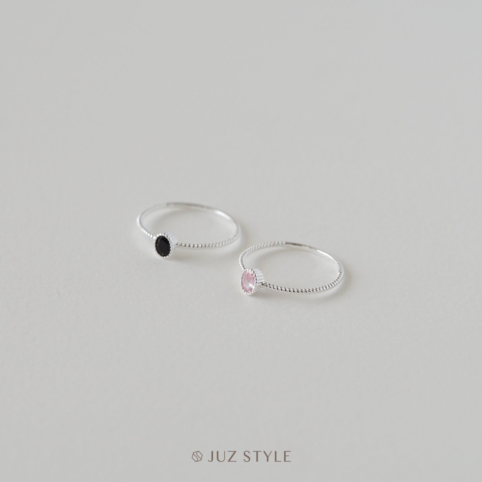  Nhẫn bạc Oval gem 
