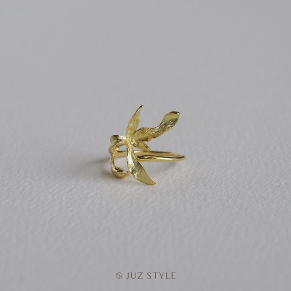  Nhẫn bạc hoa phong lan 