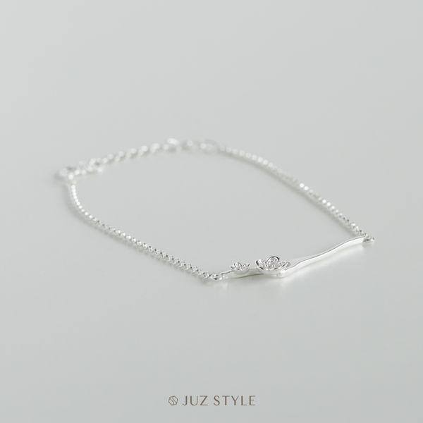  Lắc tay bạc Flower branch 