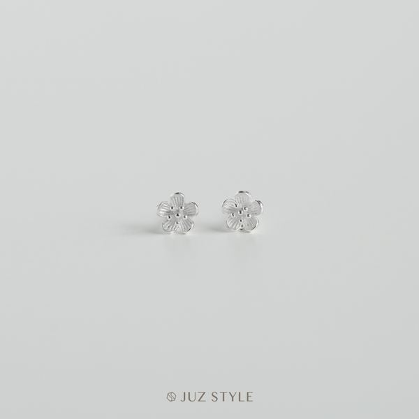  Bông tai bạc Flower 