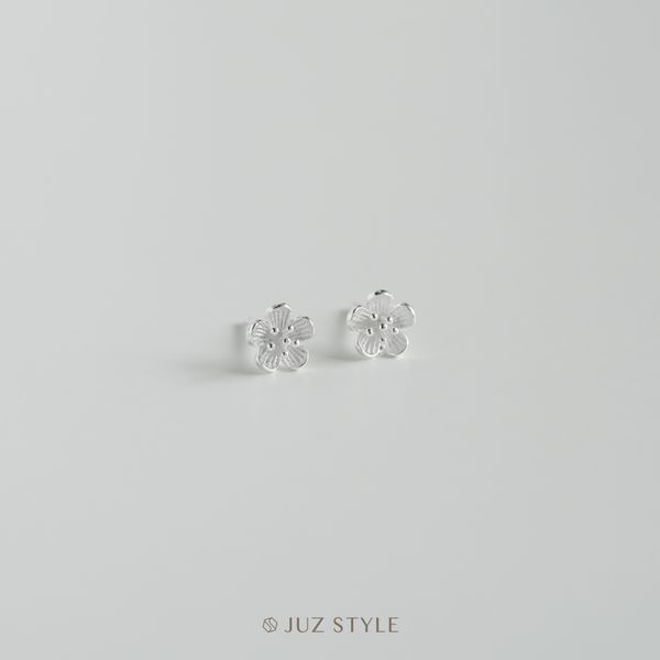  Bông tai bạc Flower 