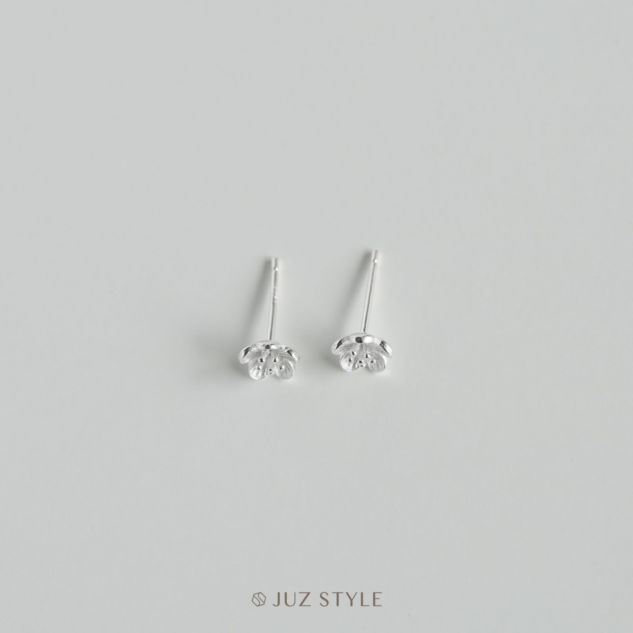  Bông tai bạc Flower 