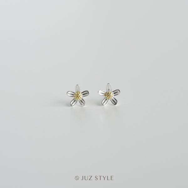  Bông tai bạc Flower 