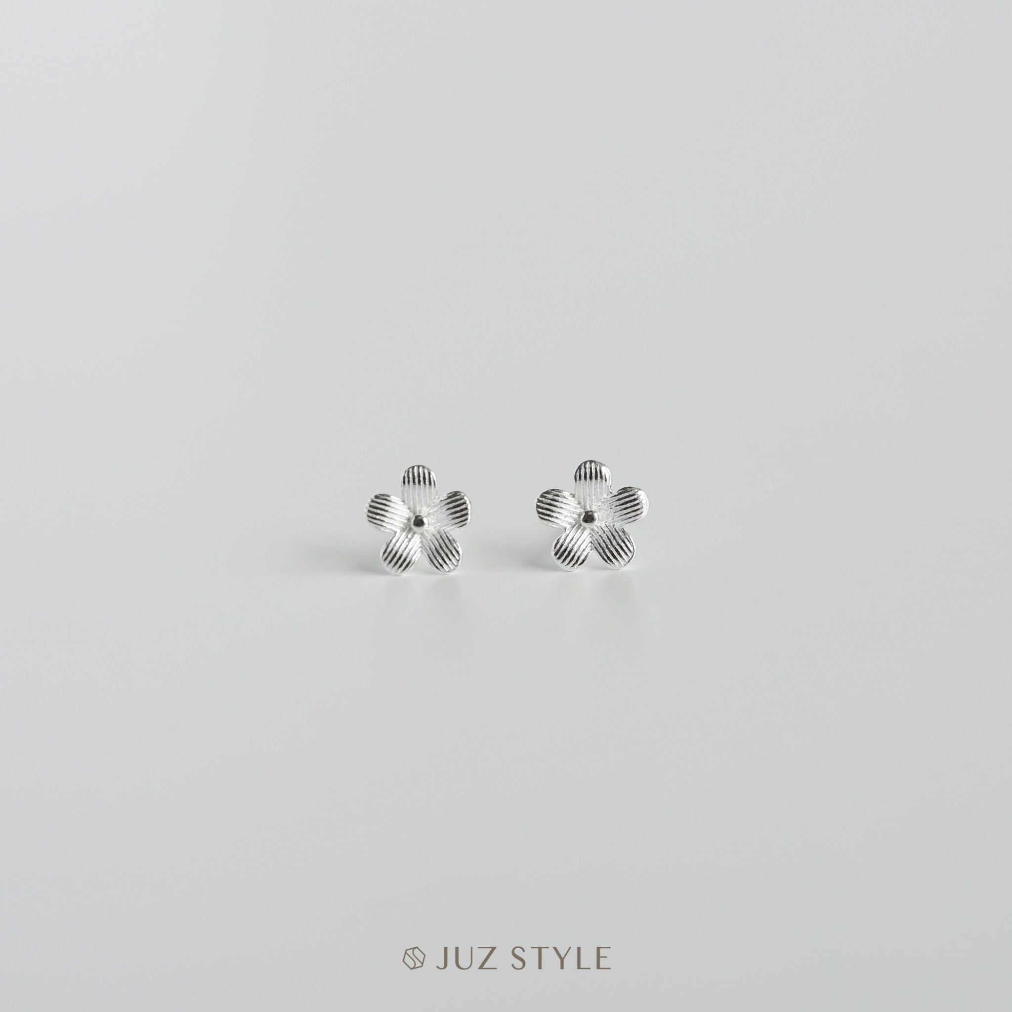  Bông tai bạc Flower 