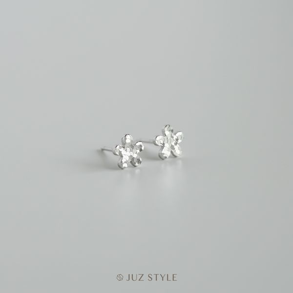  Bông tai bạc Cutting flower 