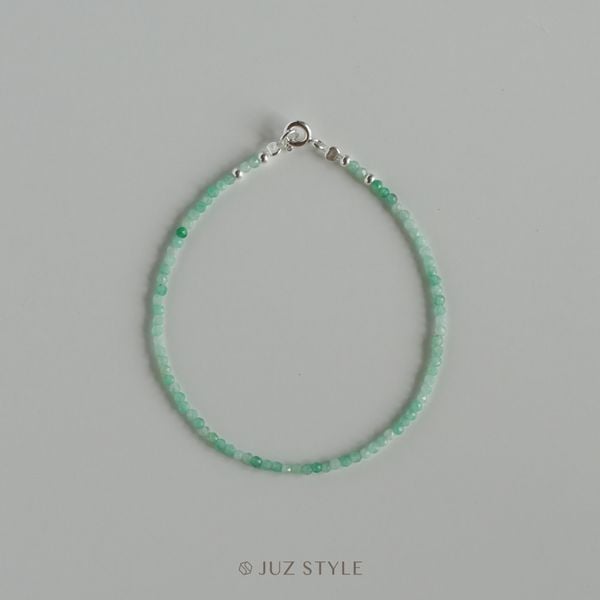  Vòng tay đá Emerald 1.9mm 