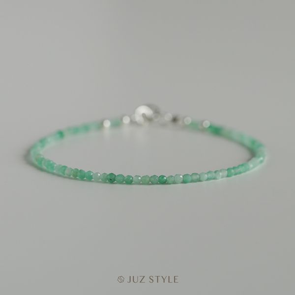  Vòng tay đá Emerald 1.9mm 