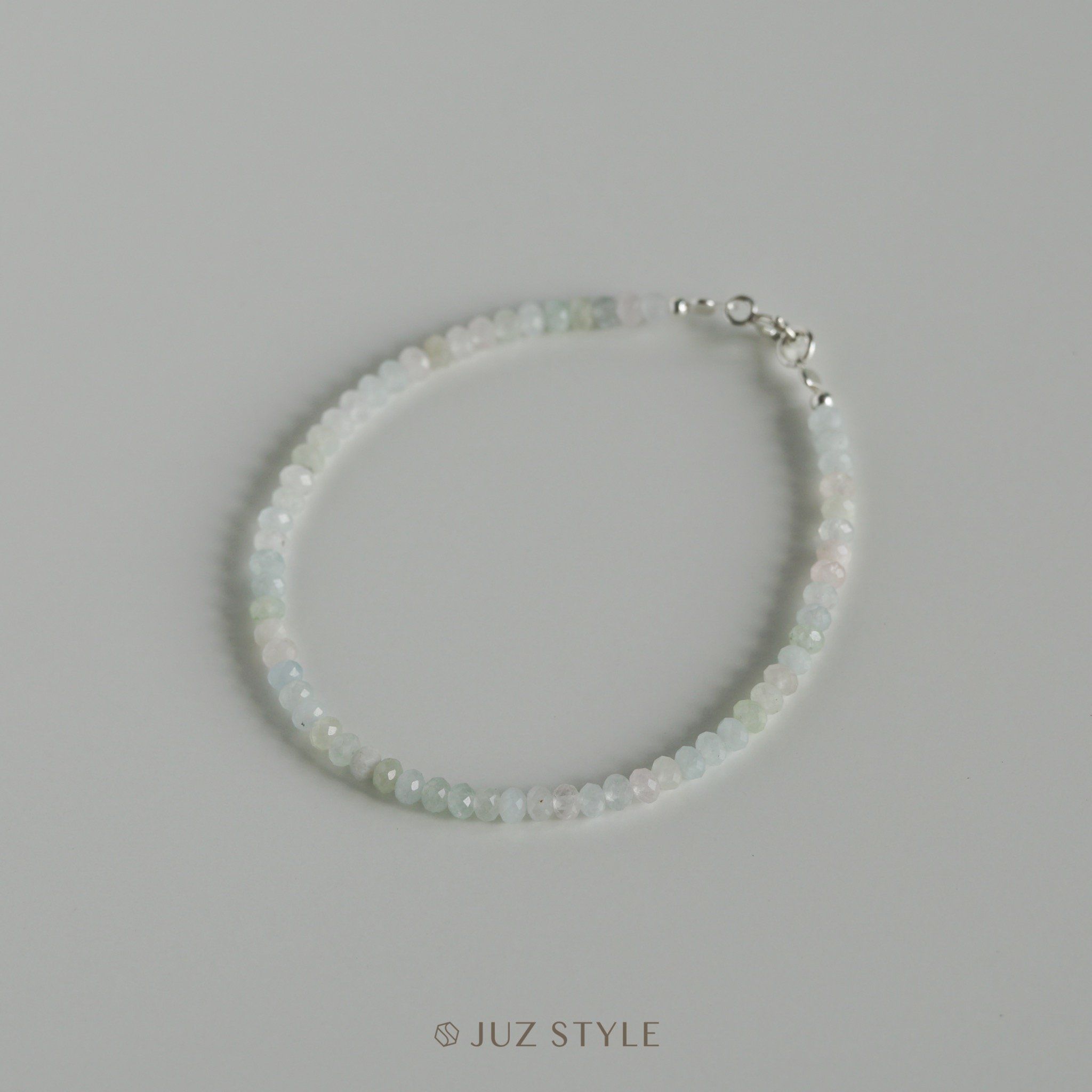  Vòng tay đá Beryl 3.2x2.3mm 