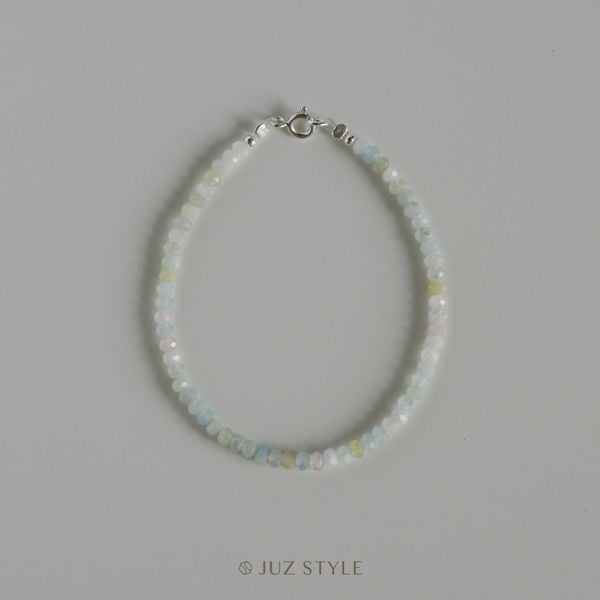  Vòng tay đá Beryl 3.2x2.3mm 