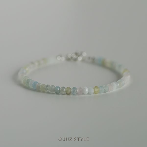  Vòng tay đá Beryl 3.2x2.3mm 