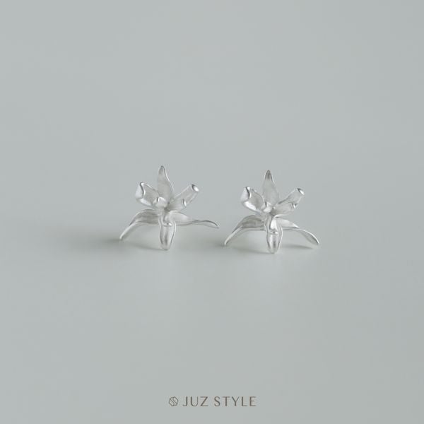  Bông tai bạc Iris 