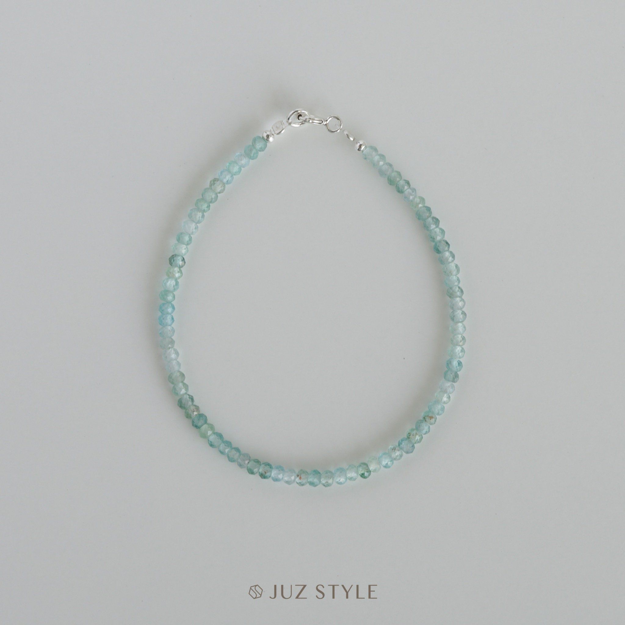  Vòng tay đá Blue Topaz 2.9mm 
