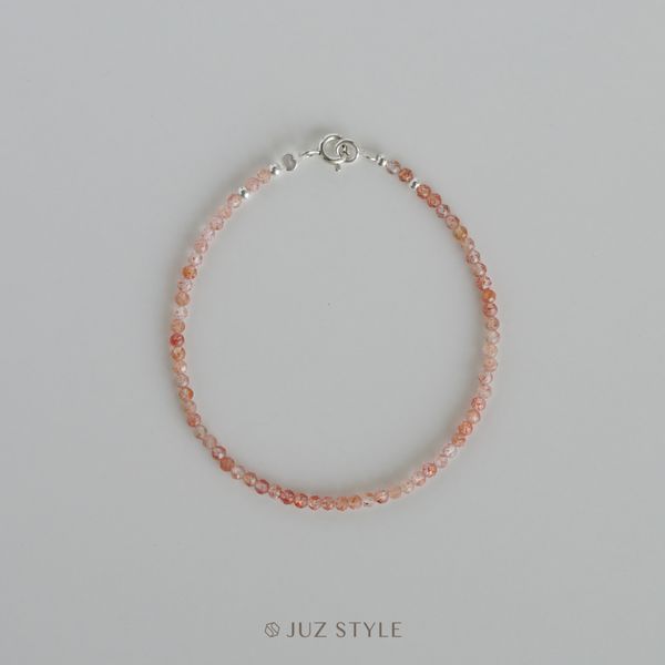  Vòng tay đá Sunstone 2.3mm facet 