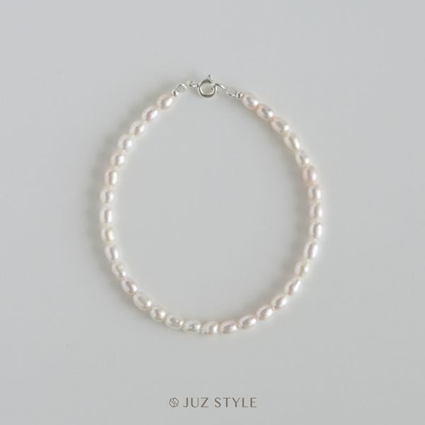  Vòng tay ngọc trai nước ngọt 3.5-3.8mm 