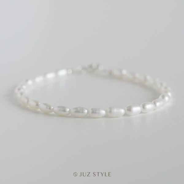  Vòng tay ngọc trai nước ngọt 3.3-3.7mm 