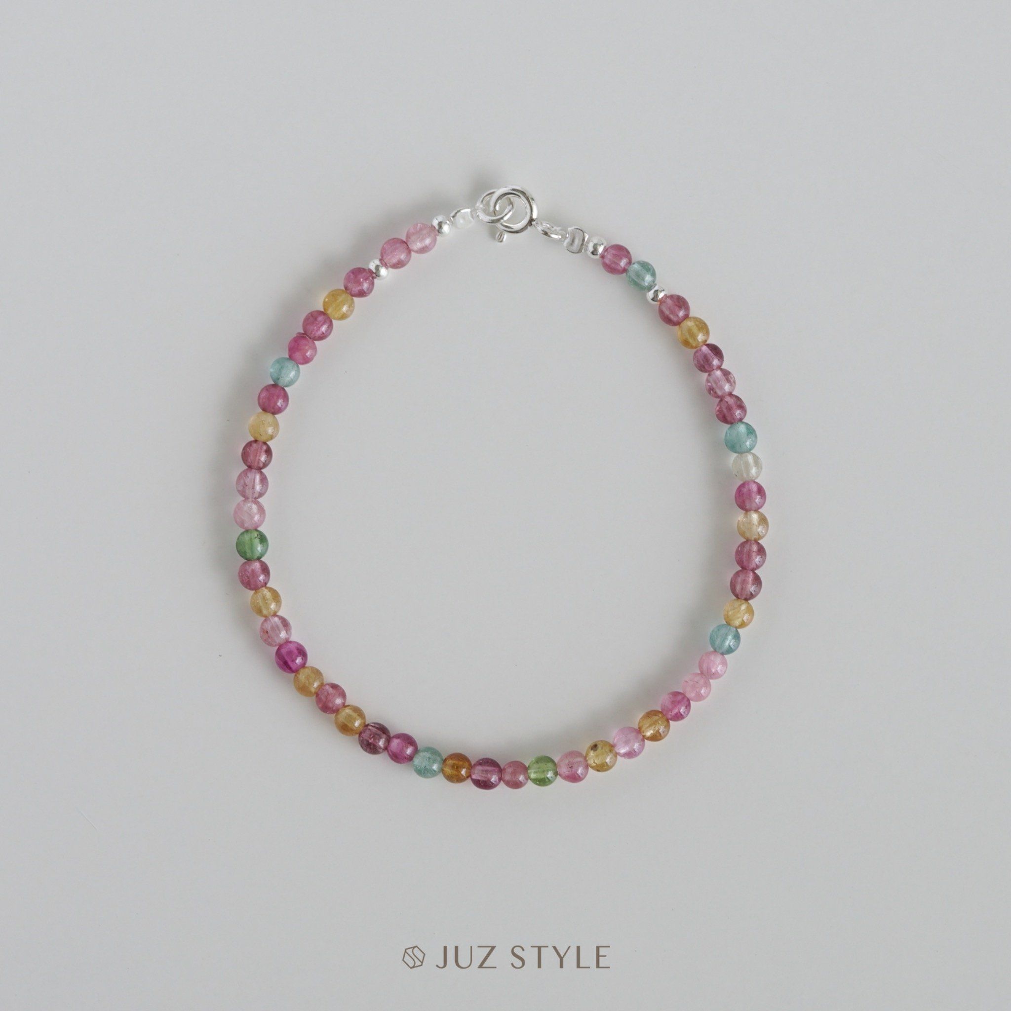  Vòng tay đá Tourmaline 3.1mm 