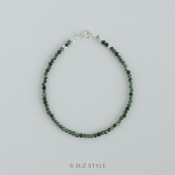  Vòng tay đá Seraphinite 2.4mm facet 
