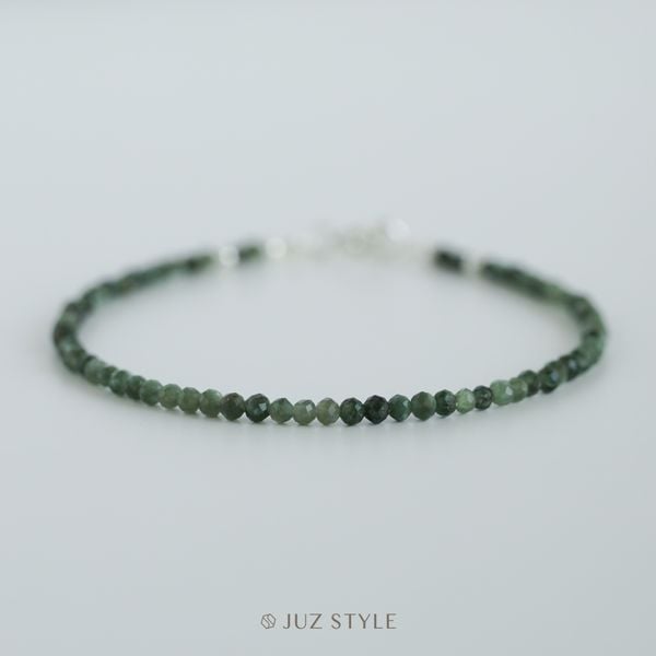  Vòng tay đá Seraphinite 2.4mm facet 
