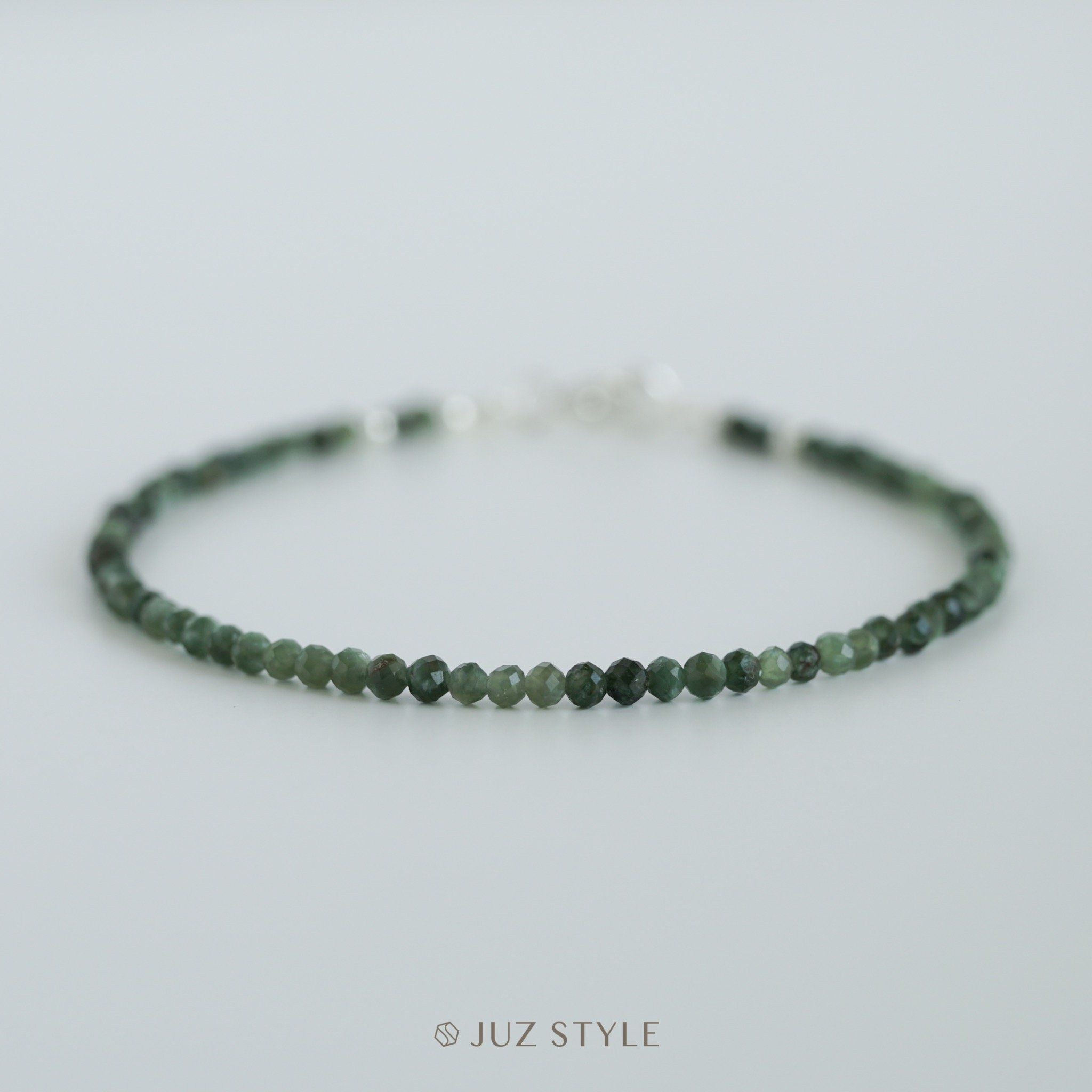  Vòng tay đá Seraphinite 2.4mm facet 