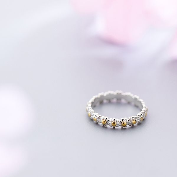  Nhẫn bạc Daisies 