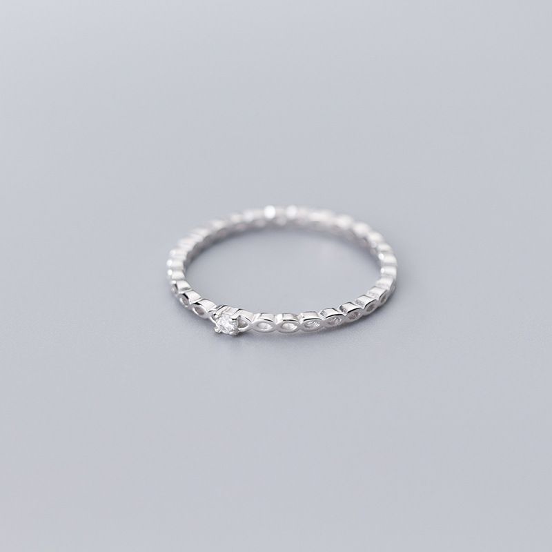  Nhẫn bạc Infinity Cz 