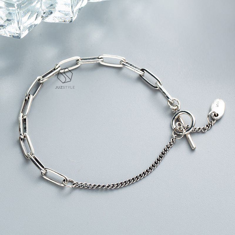  Lắc tay bạc Vintage chain 