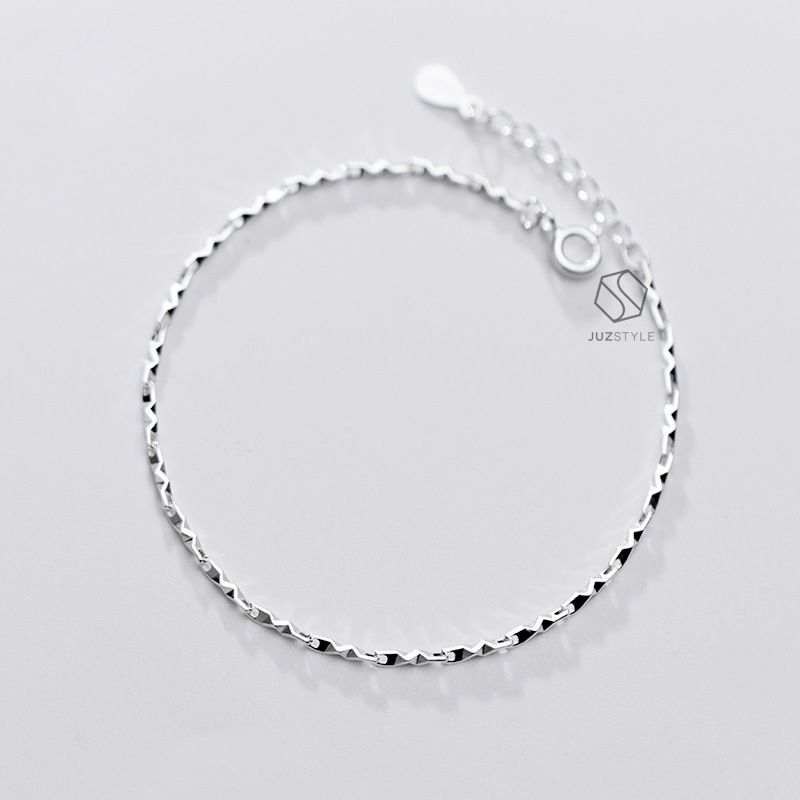  Lắc tay bạc Diac chain 