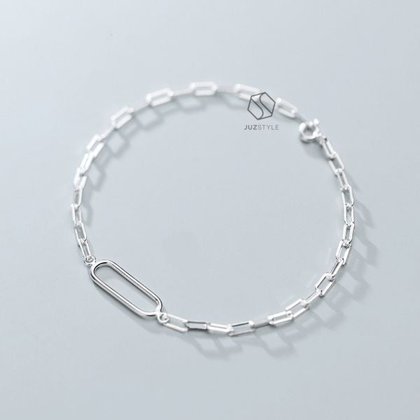  Lắc tay bạc Oval chain 