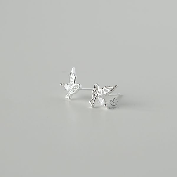  Bông tai bạc Birdie 