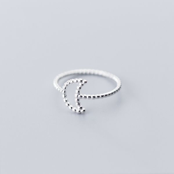  Nhẫn bạc Crescent Dots 