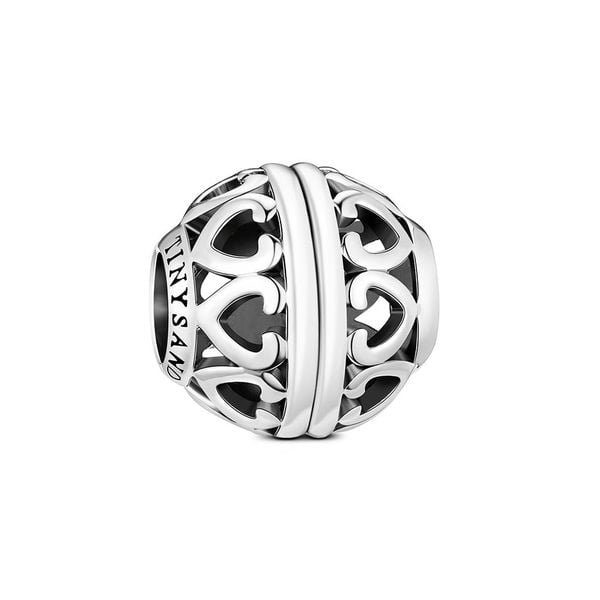  Charm bạc Open heart 