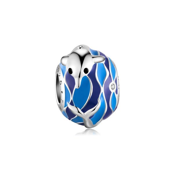  Charm bạc Dolphin 