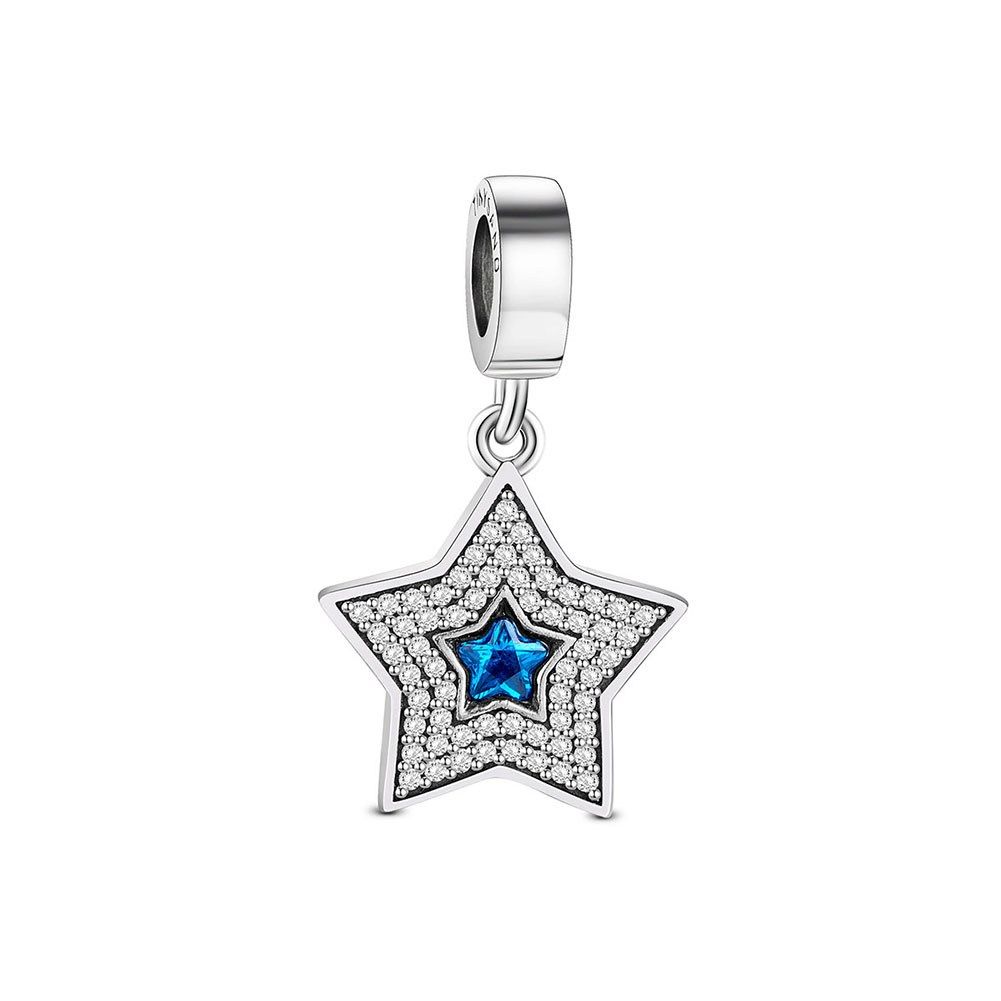  Charm bạc rơi Shimmering Star 