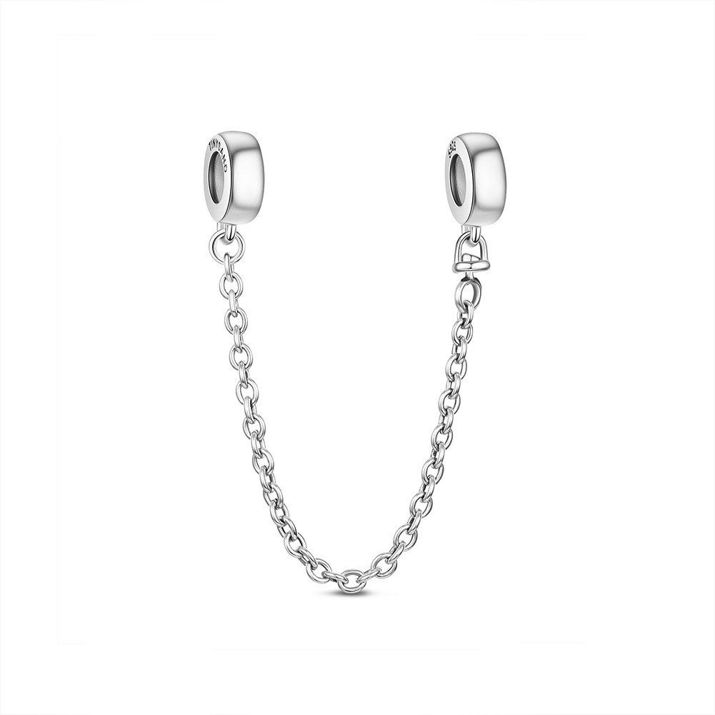  Charm bạc chặn Stopper Chain 