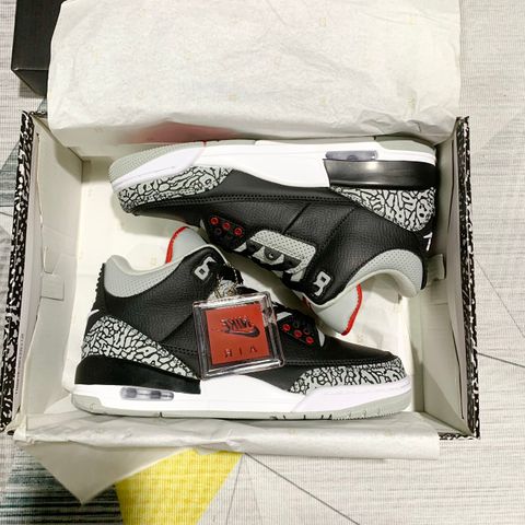  Jordan 3 Black Cement 