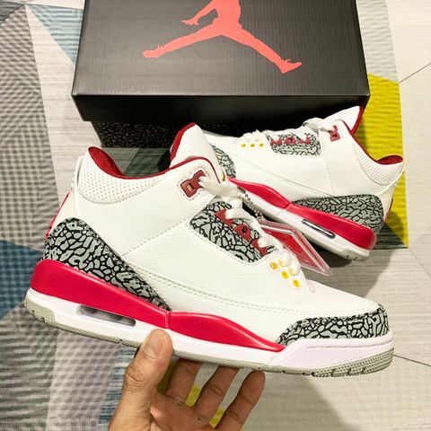  Jordan 3 Cardinal 