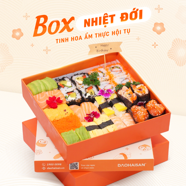 sushi box nhiet doi