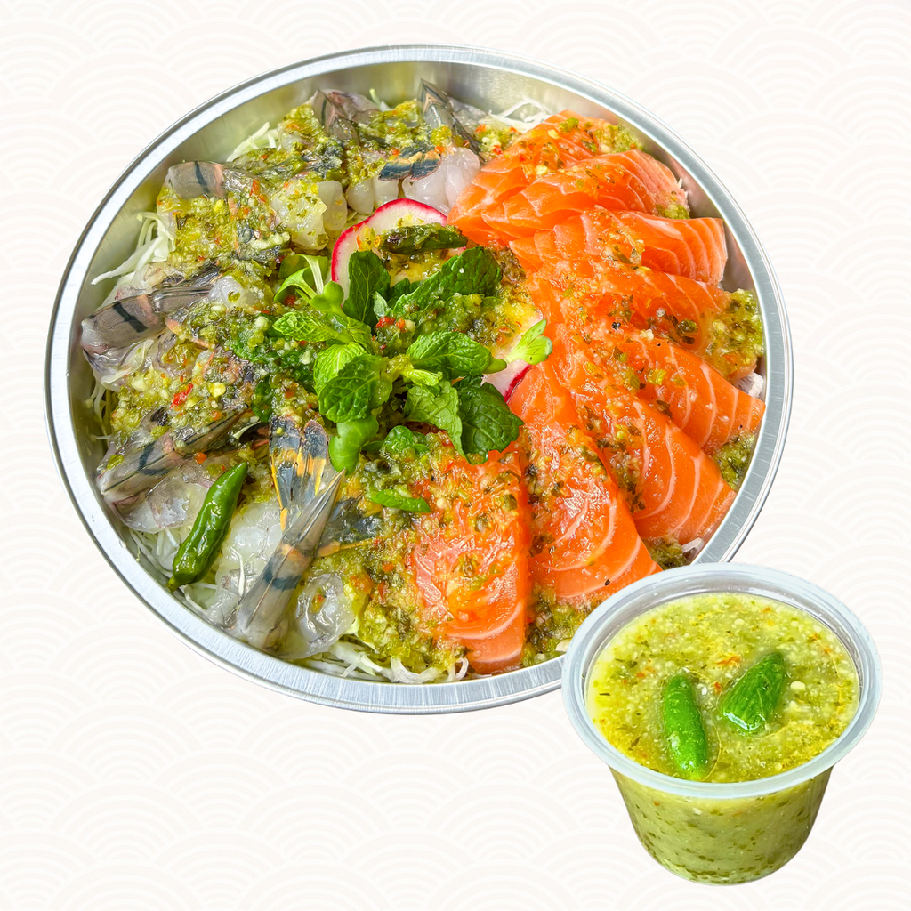 Cá Hồi Tôm Sốt X-wasabi