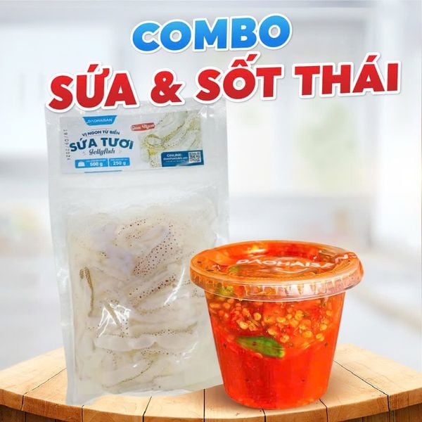 combo sua tuoi sot thai