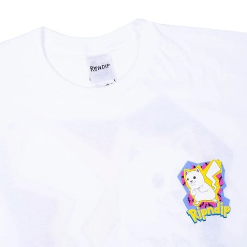  RIPNDIP, CATCH EM ALL T-SHIRT WHITE 