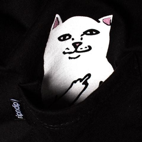  RIPNDIP, Lord Nermal Pocket T-Shirt Black 